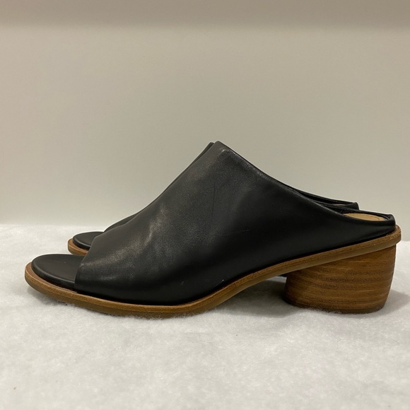 Sofft Aneesa black leather open toe mule Women size 11M - Picture 3 of 11